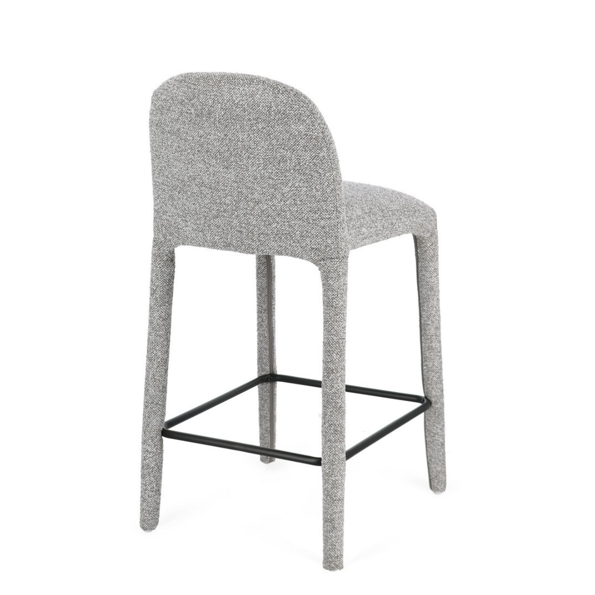 BT ANKARA Grey design Upholstered indoor bar stool